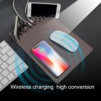 Newest QI Wireless Charging Mousepad Mouse Pad Phone Holder Stand Chargers For iPhone X 8Plus For Samsung Note 8 S8 S7 - Image 3